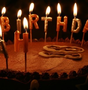 Lighting Birthday Candles at Work